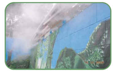 water mist playground
